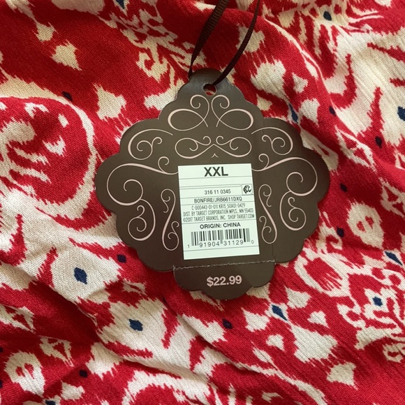 Women's Ikat Print Smocked Waist Shorts Knox Rose - Picture 2 of 7